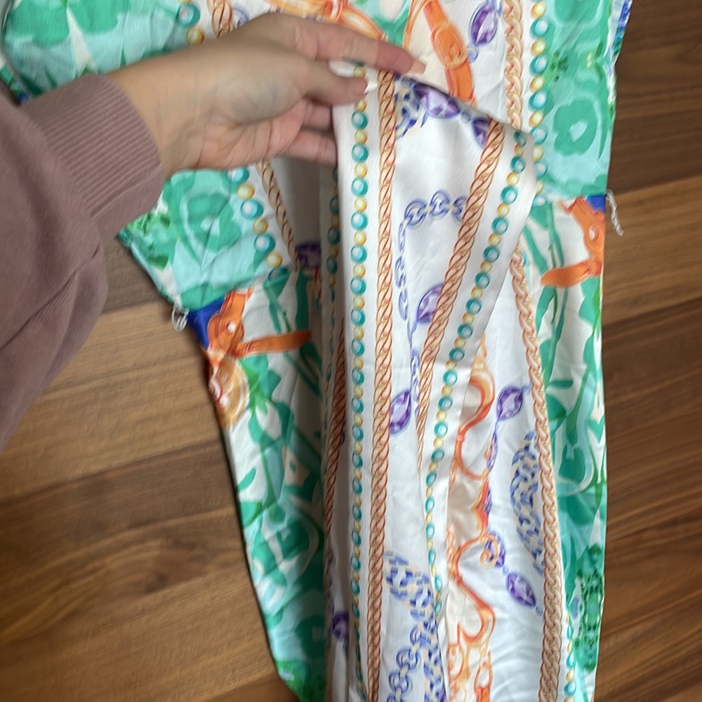 Gorgeous Pattern Button Down Dress - image 7